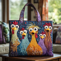 Cinco Gallinas - Bolsa de Tela Colorida