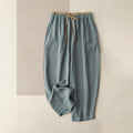 Buddha Stones | Pantalon Femme Coton Lin Cordon Poches