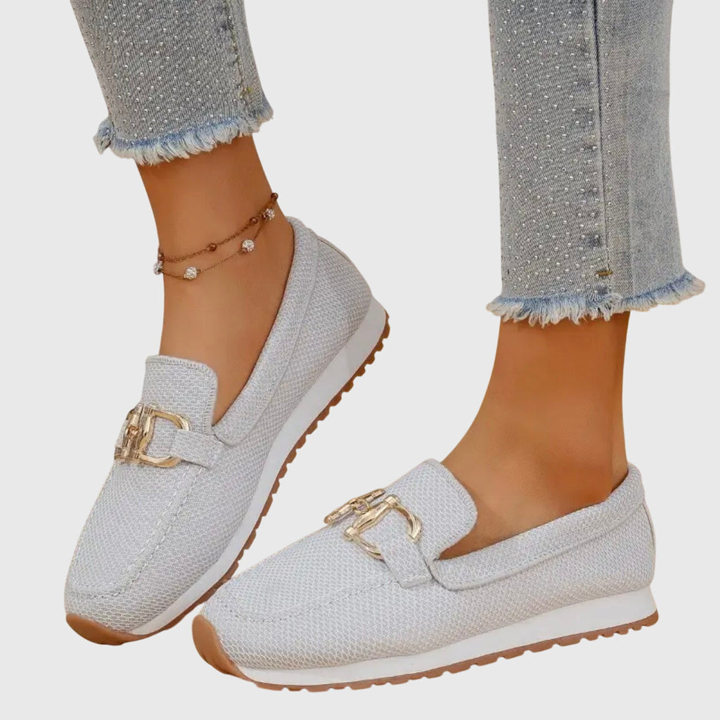 Mocassin confort orthopédique Mila blanc – vue 15