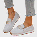 Mocassin confort orthopédique Mila blanc – vue 15