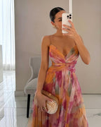 Giselle | Magnifique Robe Maxi à Imprimé Floral