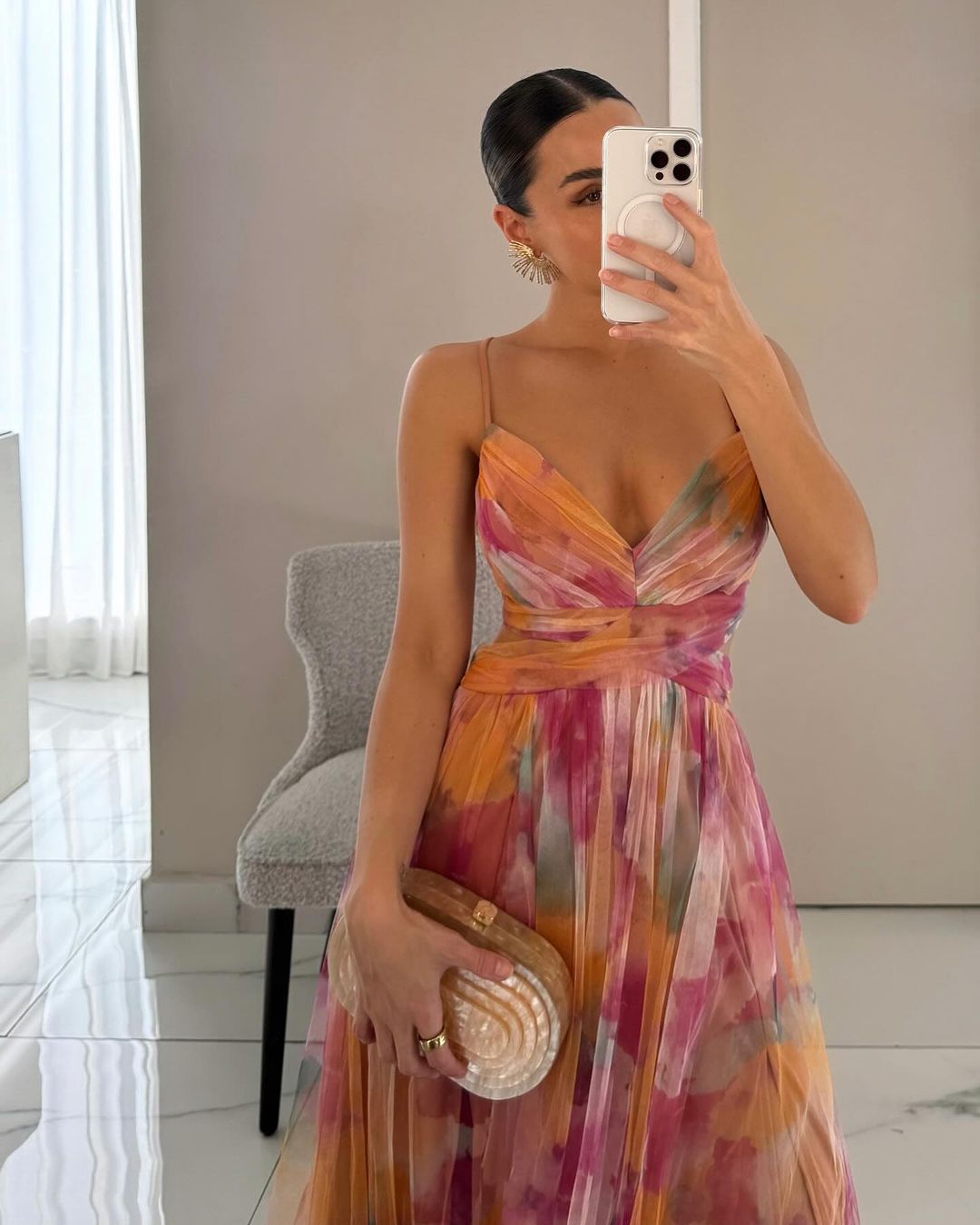 Giselle | Magnifique Robe Maxi à Imprimé Floral