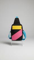 sac bandoulière bloc-couleurs urbain