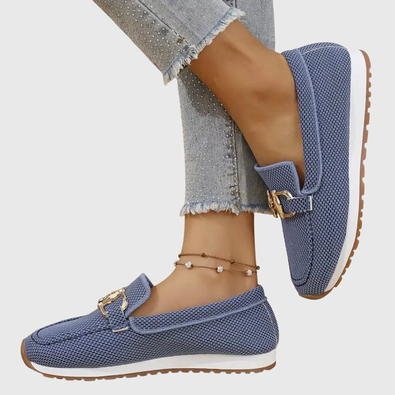 Mocassin confort orthopédique Mila blanc – vue 13