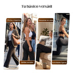 50% DE DESCUENTO Pantalones ROI casuales de mujer de cintura alta y pierna ancha