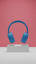 casque sans fil bleu skyline circum-aural