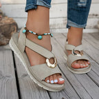 Luna| Sandalias de Sujeción Ajustada Elegante