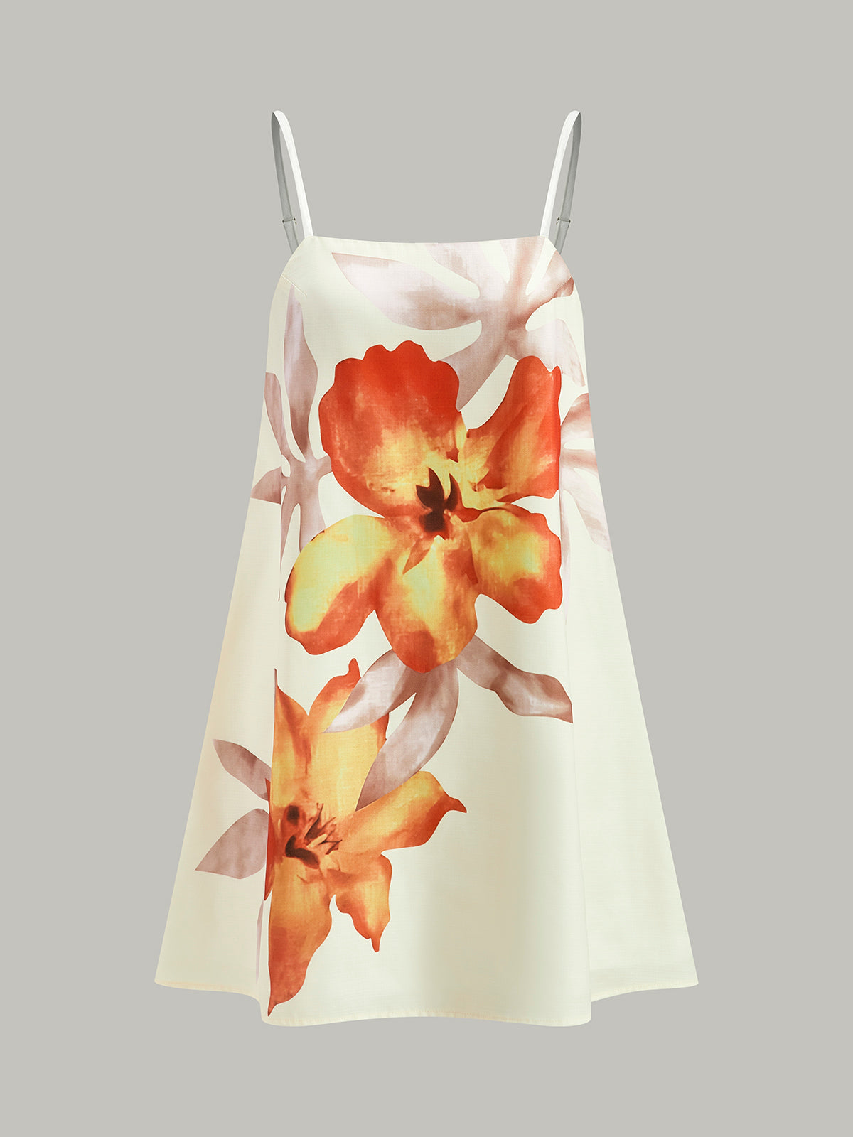 Vestido Holgado con Estampado Floral