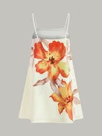 Vestido Holgado con Estampado Floral