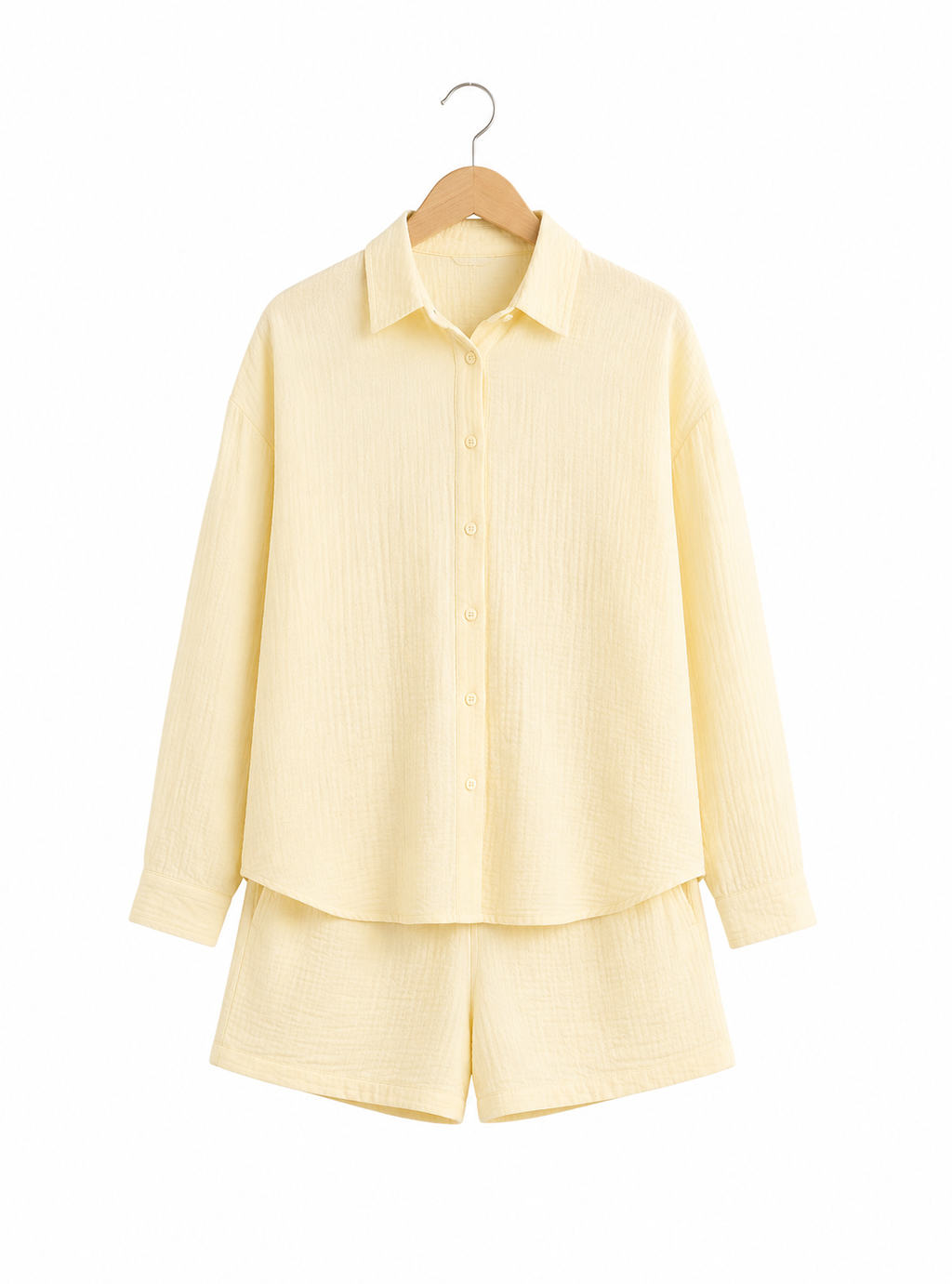 Conjunto de camisa amarilla
