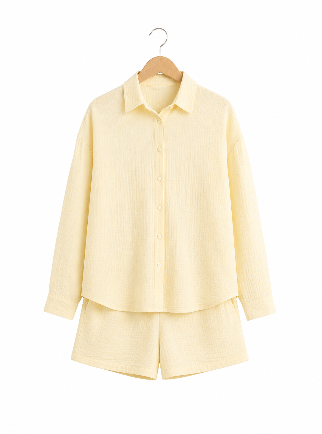 Conjunto de camisa amarilla