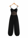 Laia | Combinaison halter en dentelle fluide