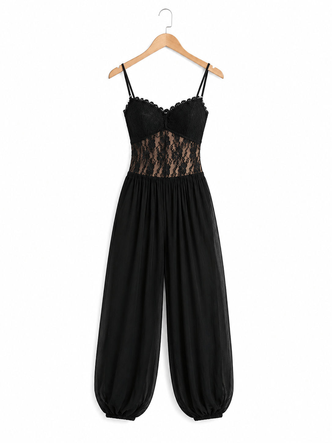 Laia | Combinaison halter en dentelle fluide
