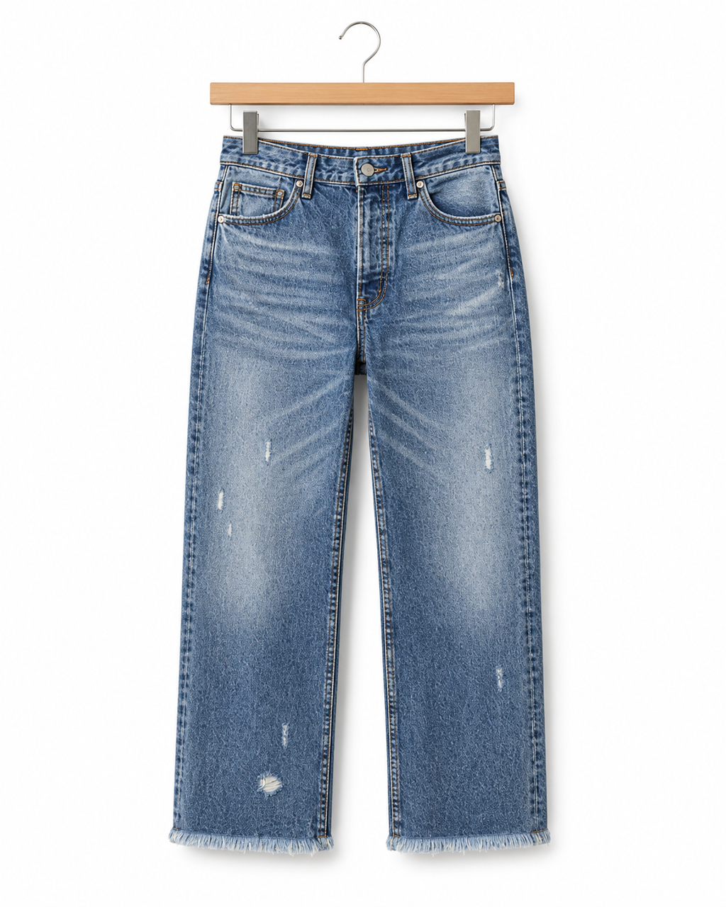 Aberjean - Denim Casual Recortado