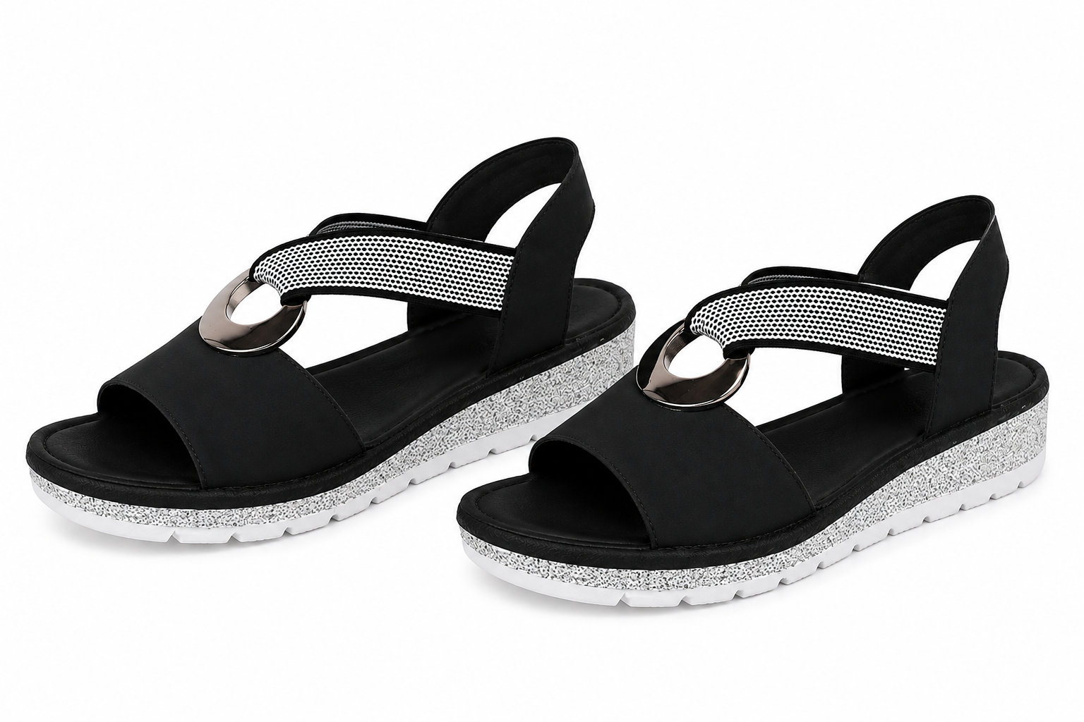 Luna| Sandalias de Sujeción Ajustada Elegante