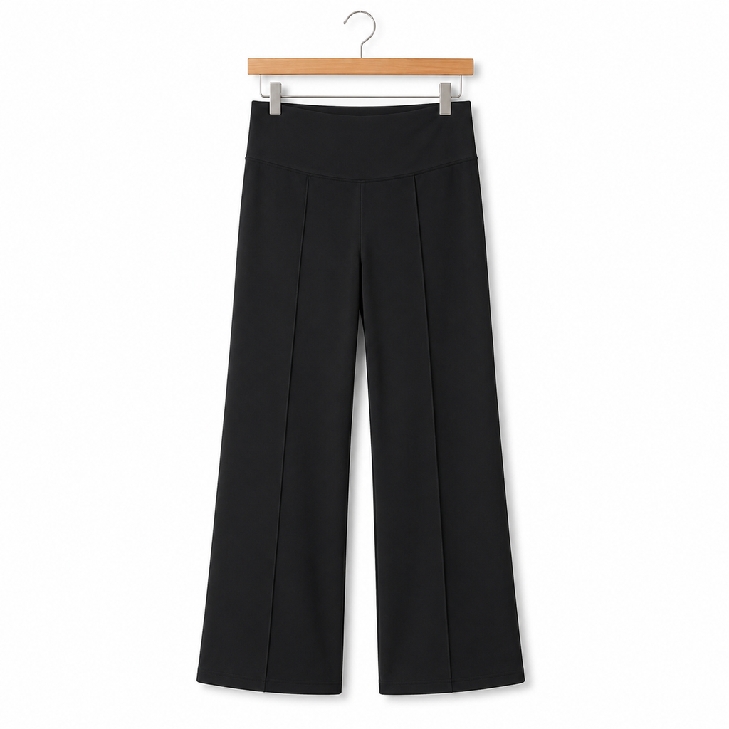 50% DE DESCUENTO Pantalones ROI casuales de mujer de cintura alta y pierna ancha