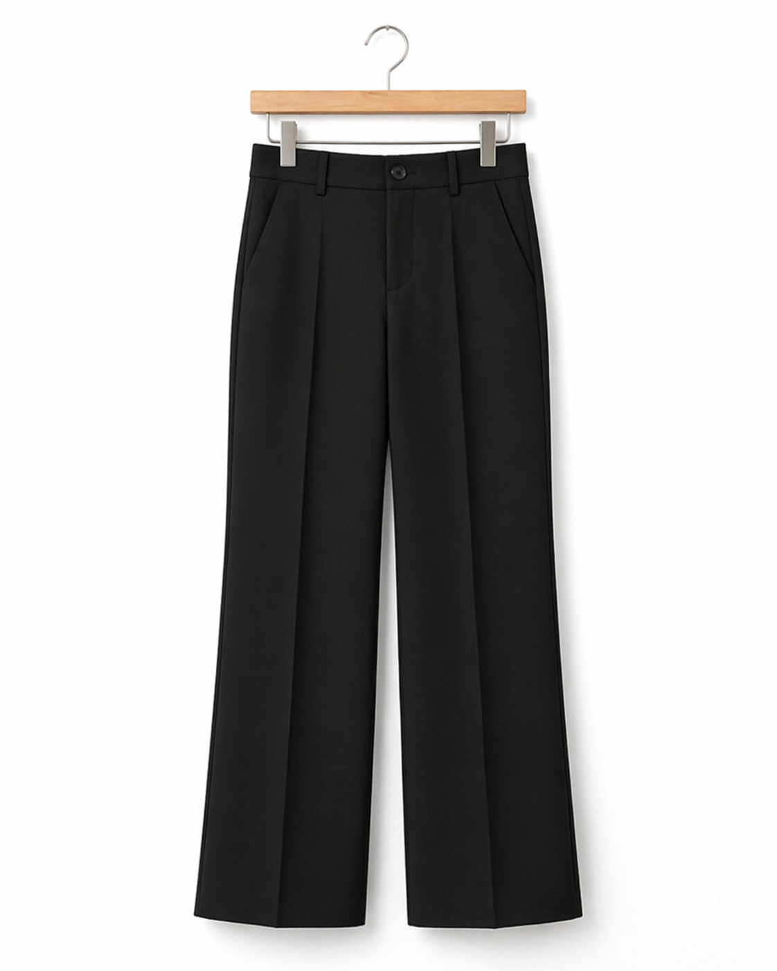 Pantalones de traje de mujer de cintura alta
