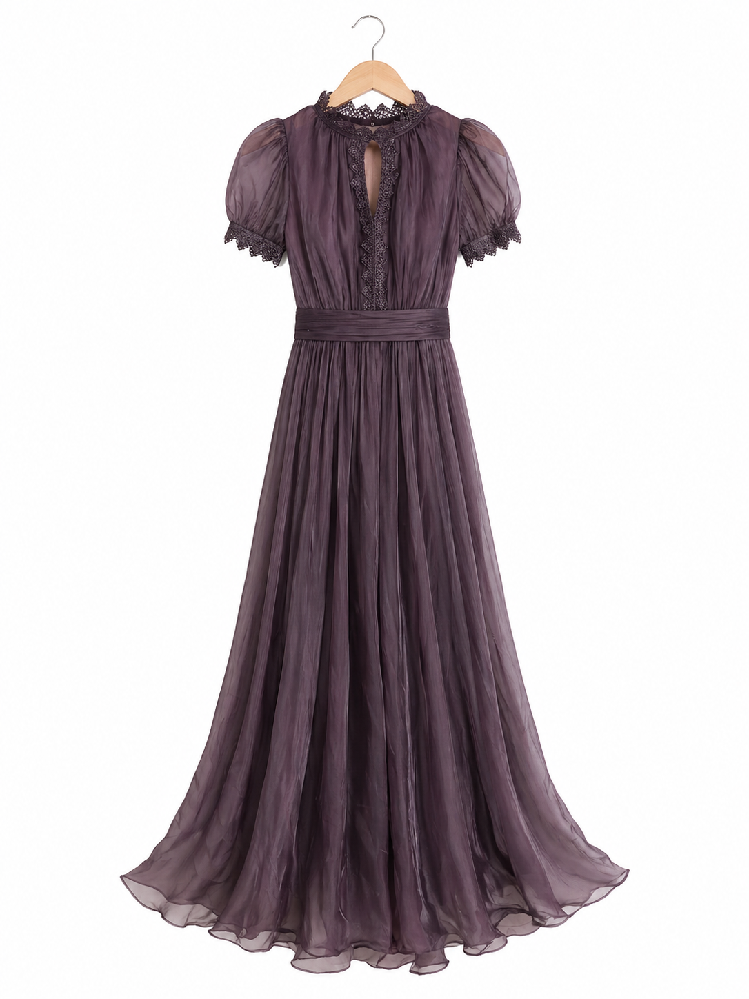 Ashley | Vestido Maxi de Chifón Vintage Elegante