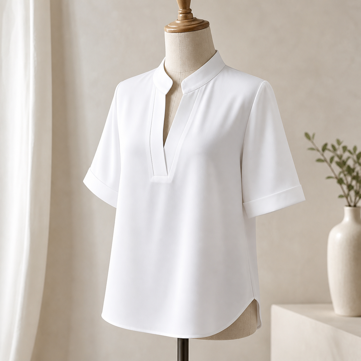 Zulema | Camisa de Manga Corta Relaxed