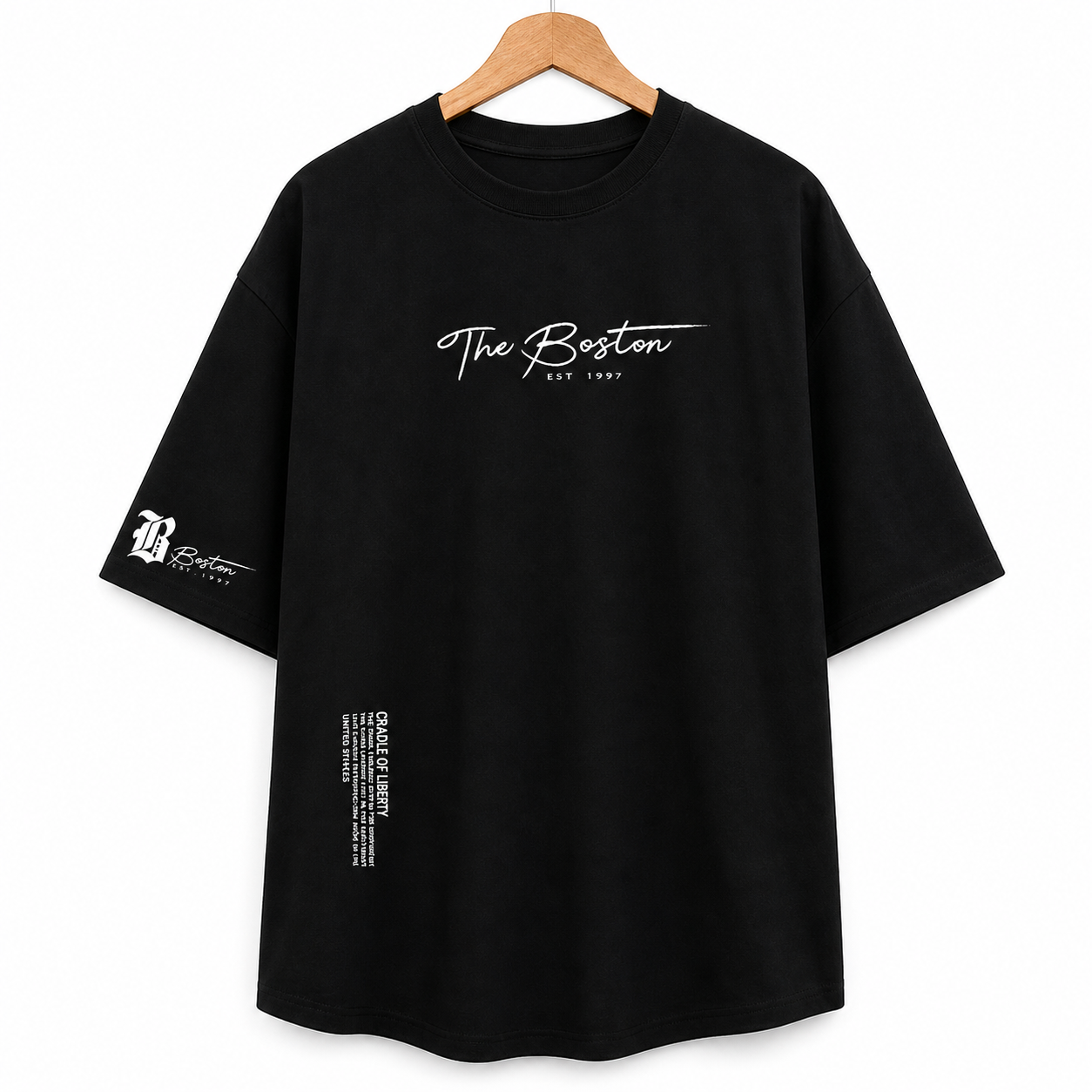 Camisa oversize de manga corta para hombre – estilo urbano premium