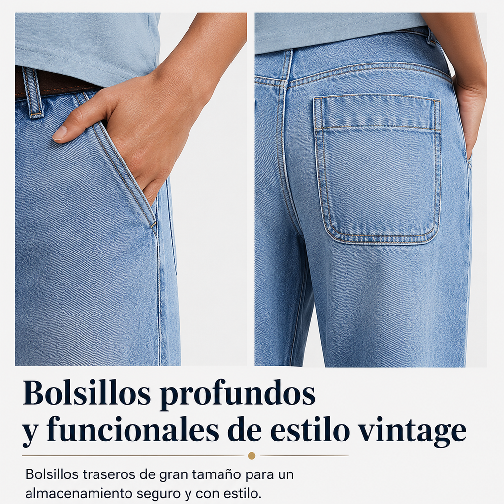 LOLA - 50 % DE RÉDUCTION  Jean Droit Court Taille Haute Femme : Coupe Flatteuse, Confortable et Parfait pour un Look Casual