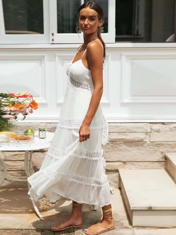 Vestido blanco "LUNA"