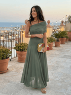Robe longue Carla à épaules dénudées - Noa Ferrer