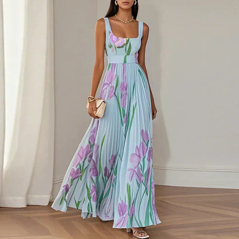 Oriah | Robe Maxi A-Line Fleurie