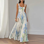 Oriah | Robe Maxi A-Line Fleurie