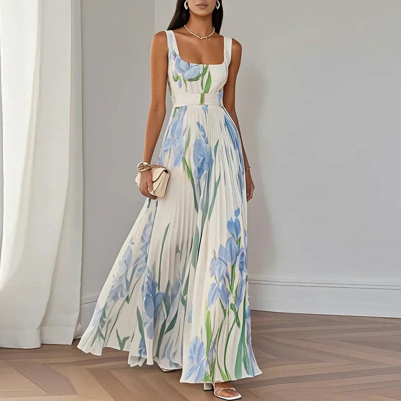 Oriah | Robe Maxi A-Line Fleurie