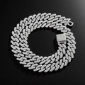 Collar de eslabones cubanos para hombre de acero inoxidable