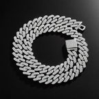 Collar de eslabones cubanos para hombre de acero inoxidable