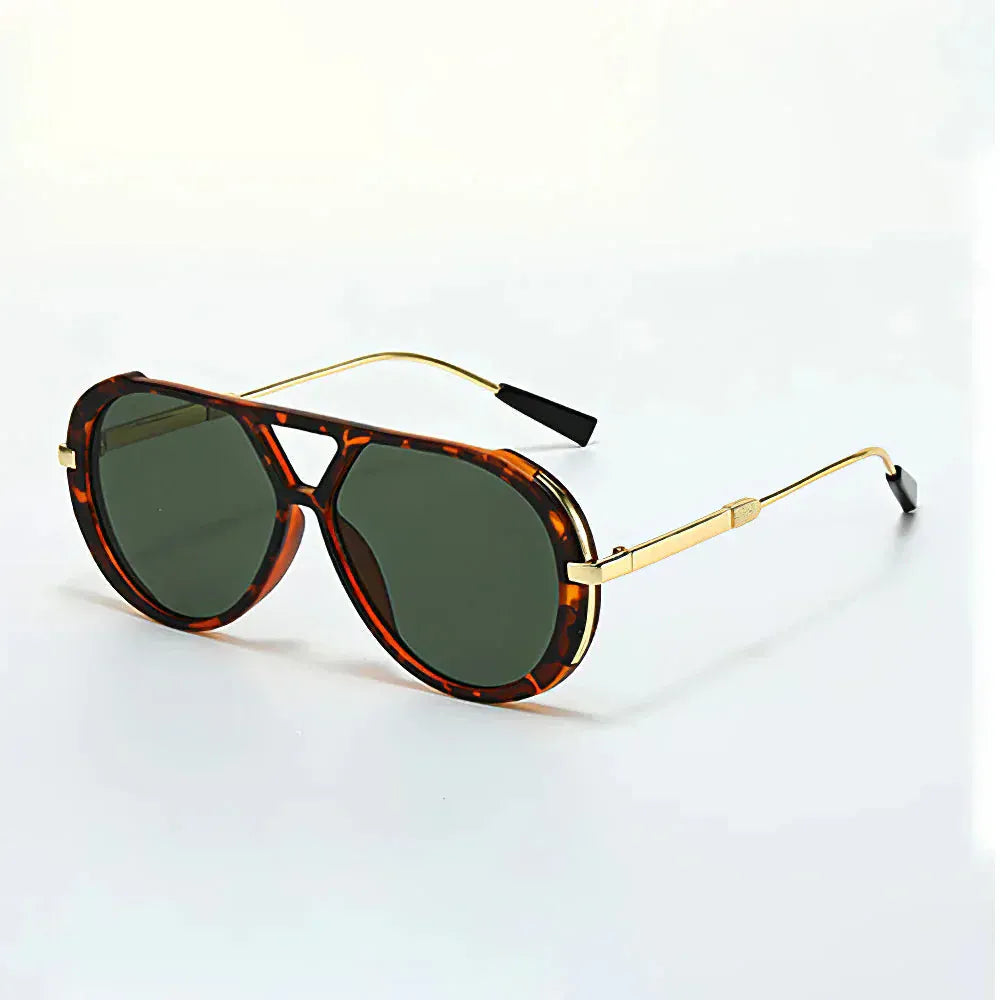Lunettes de soleil aviateur Panther couleur bleu