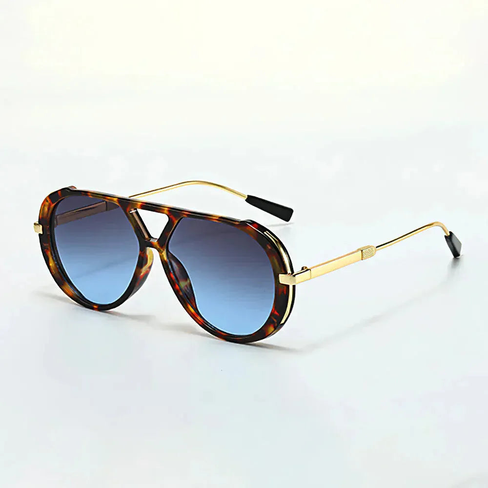 Lunettes de soleil aviateur Panther couleur marron