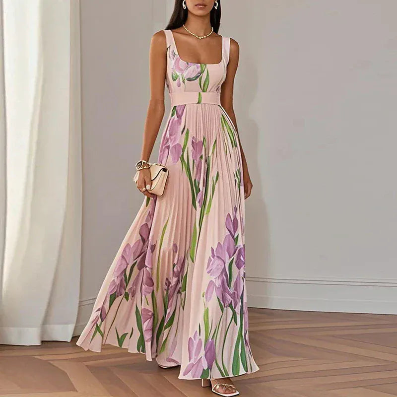 Oriah | Robe Maxi A-Line Fleurie