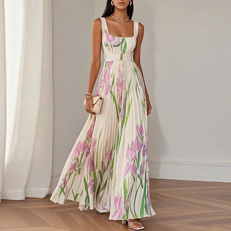 Oriah | Robe Maxi A-Line Fleurie