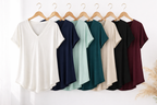 Blusa Lía cuello V holgada