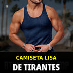 Camiseta de tirantes deportiva lisa para hombre "TANK"