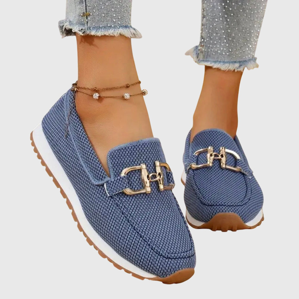 Mocassin confort orthopédique Mila blanc – vue 9
