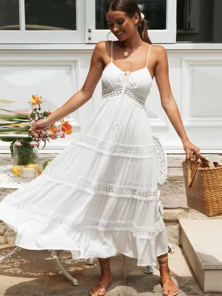 Vestido blanco "LUNA"