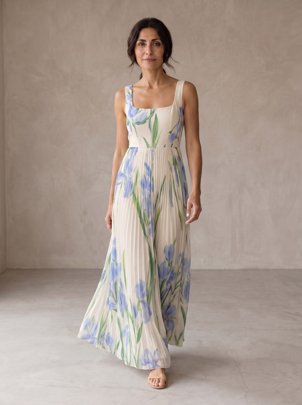 Oriah | Robe Maxi A-Line Fleurie