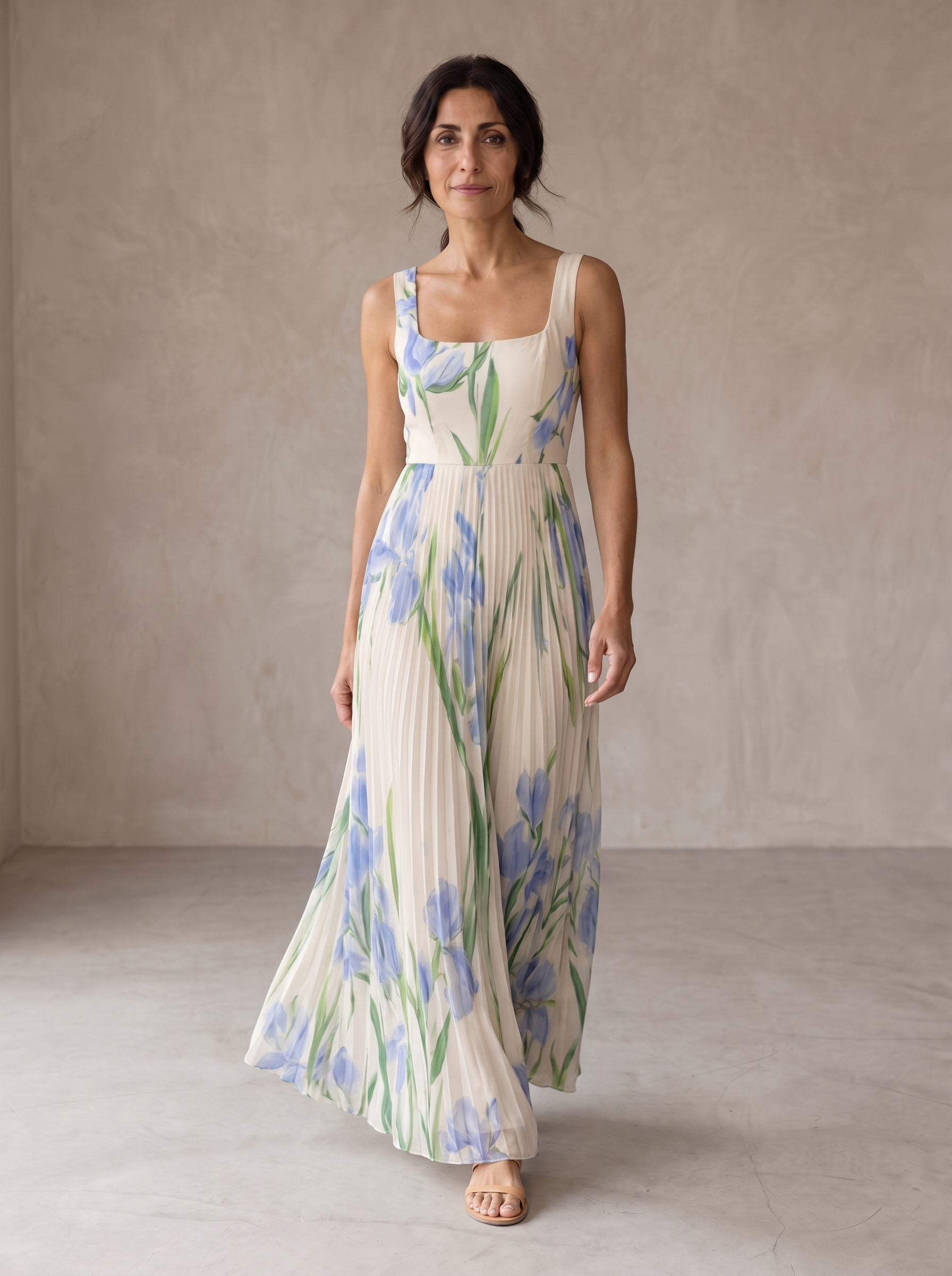 Oriah | Robe Maxi A-Line Fleurie