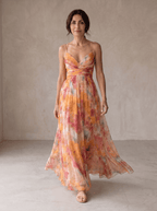 Giselle | Magnifique Robe Maxi à Imprimé Floral