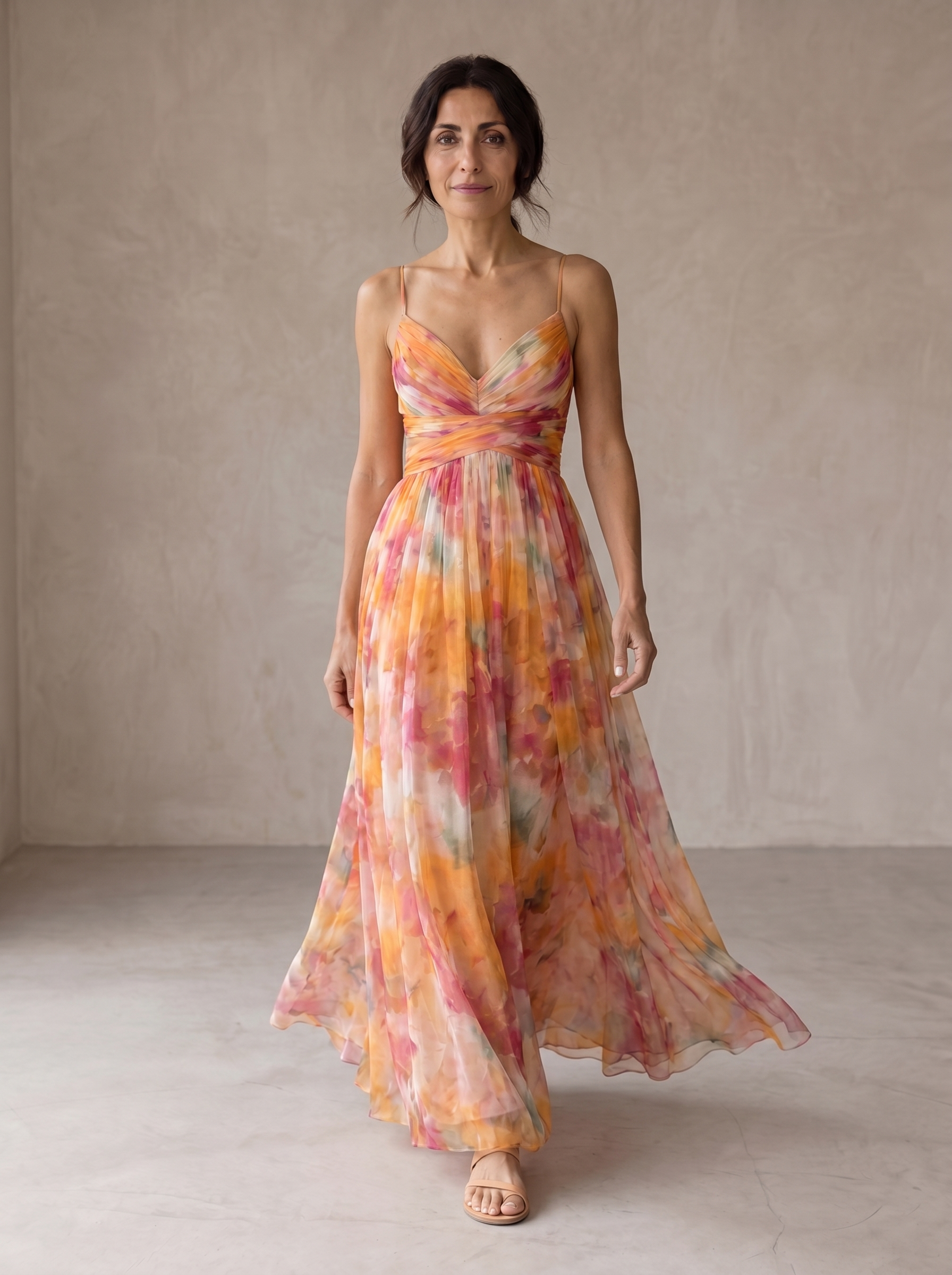 Giselle | Magnifique Robe Maxi à Imprimé Floral