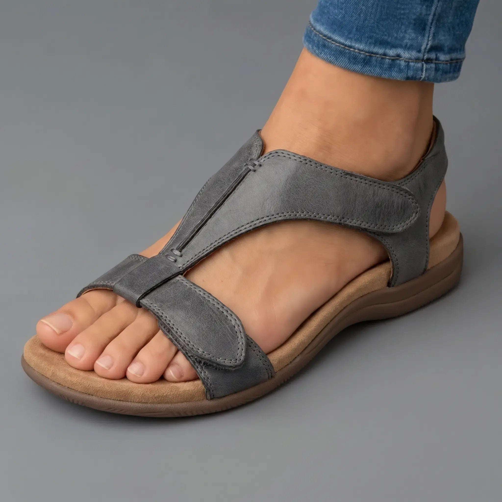 Sandales orthopédiques Lara couleur noire