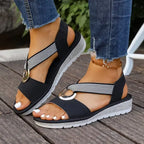 Luna| Sandalias de Sujeción Ajustada Elegante
