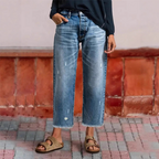 Aberjean - Denim Casual Recortado