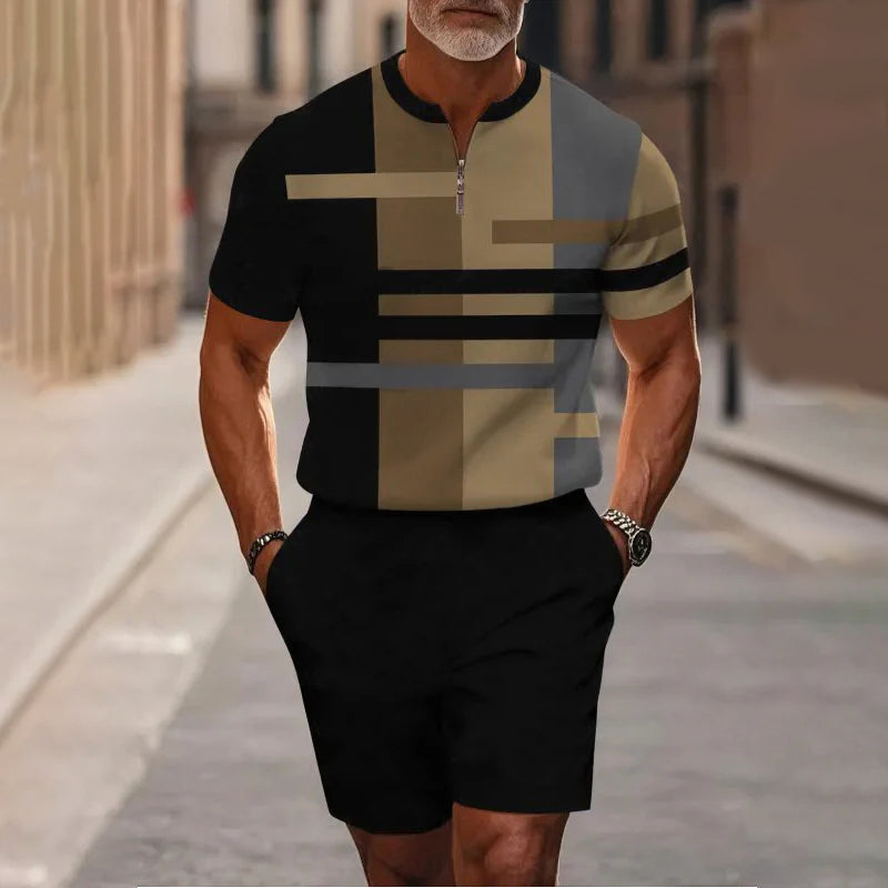 Conjunto camisa y short VIKING hombre