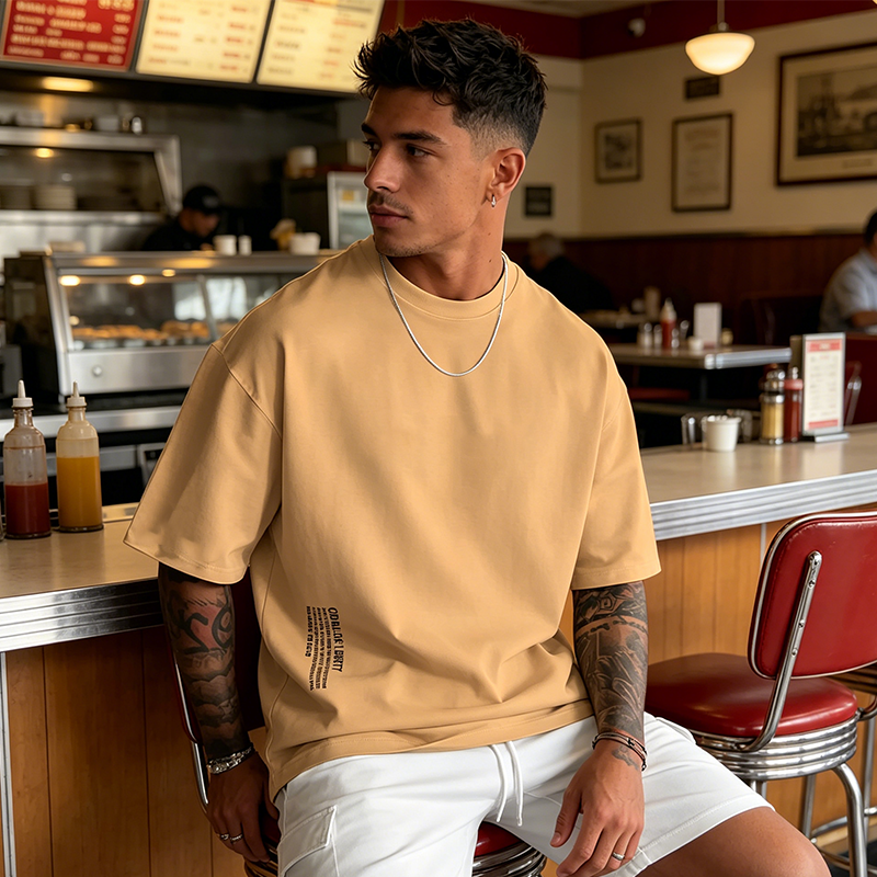 Camisa oversize de manga corta para hombre – estilo urbano premium color Blanco