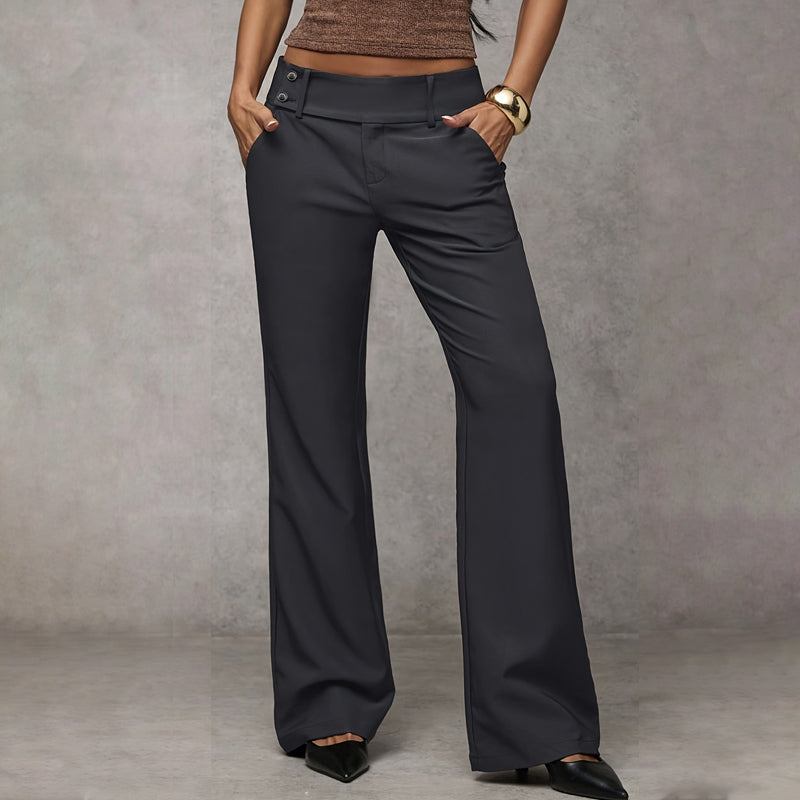 Pantalón de vestir "REBE"  acampanado para mujer – elegante, cómodo y atemporal